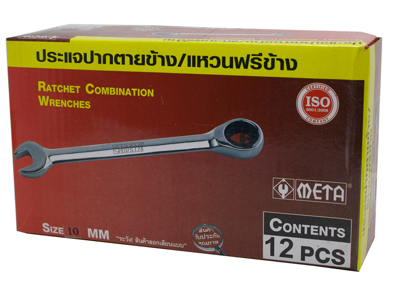 ประแจปากตายข้าง/แหวนฟรีข้าง META META ratchet combination wrench No.6677-ABLETOOLThailand.Com - บริษัท เอเบิลทูล จำกัด