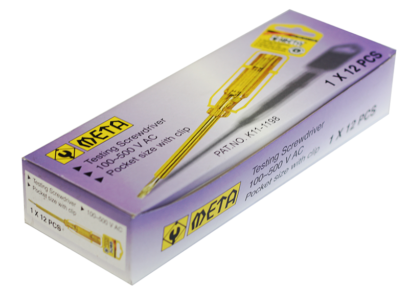 ไขควงลองไฟ ตัวใหญ่ META No.1198 META tester screwdriver NO.1198-ABLETOOLThailand.Com - บริษัท เอเบิลทูล จำกัด