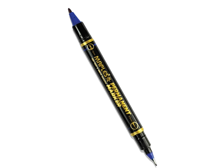 Maples ปากกาเขียนซีดี 2 หัว Maples Permanent Marker | ABLETOOLThailand.Com