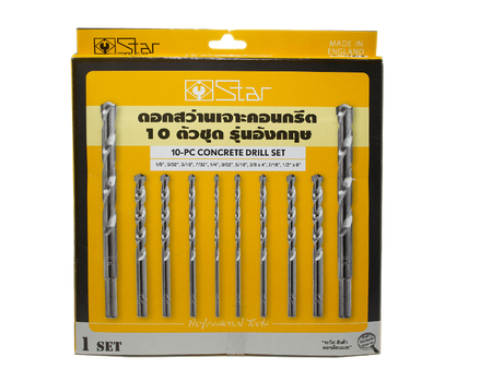 ดอกสว่านเจาะคอนกรีต STAR Masonry Drill Bit - STAR-ABLETOOLThailand.Com - บริษัท เอเบิลทูล จำกัด