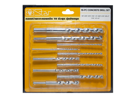 ดอกสว่านเจาะคอนกรีต STAR Masonry Drill Bit - STAR-ABLETOOLThailand.Com - บริษัท เอเบิลทูล จำกัด