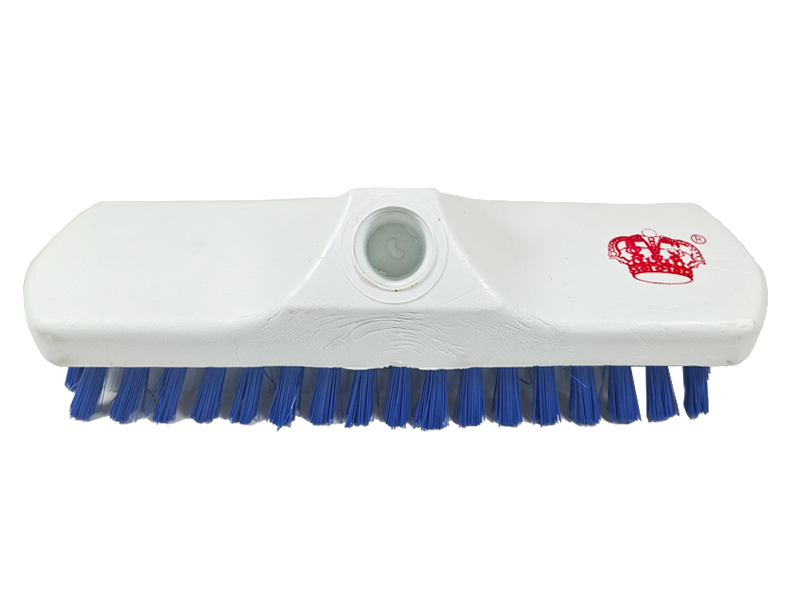 แปรงขัดพื้นอเนกประสงค์ ขนไนลอน ตรา มงกุฎ Multi Purpose Floor Scrubber Brush with Long Handle | ABLETOOL Thailand.Com