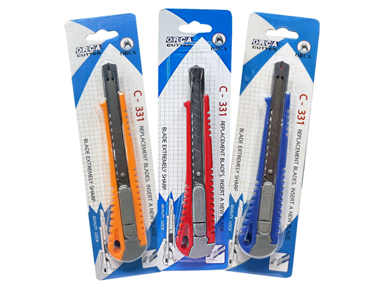ORCA คัตเตอร์ C-331 สแตนเลสหุ้มพลาสติก ORCA Cutter C331 | ABLETOOLThailand.Com