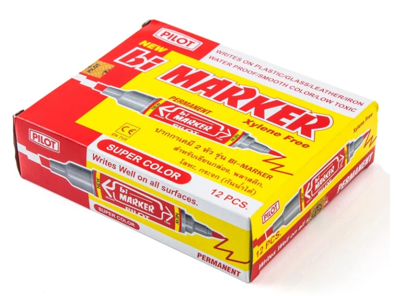 Pilot ปากกาเคมี 2 หัว Pilot bi Marker Pen| ABLETOOLThailand.Com