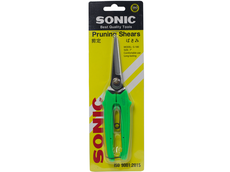 กรรไกรตัดกิ่งไม้ปากตรง SONIC G.180 SONIC Pruner G180 7"-ABLETOOLThailand.Com - บริษัท เอเบิลทูล จำกัด