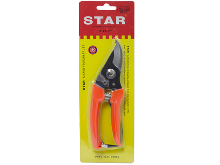 กรรไกรตัดกิ่งไม้ปากโค้ง STAR STAR Pruner No.702 7"-ABLETOOLThailand.Com - บริษัท เอเบิลทูล จำกัด