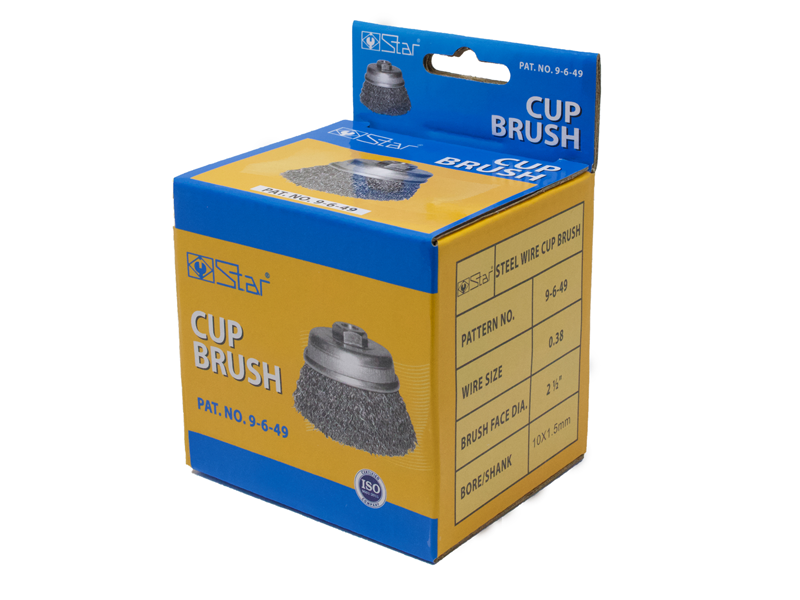 แปรงลวดถ้วย (สีเงิน) STAR steel wire circular brush cup type-ABLETOOLThailand.Com - บริษัท เอเบิลทูล จำกัด