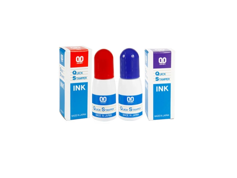 Sanby หมึกเติมตรายาง 10 ซีซี Sanby quick stamper Ink 10 cc | ABLETOOLThailand.Com