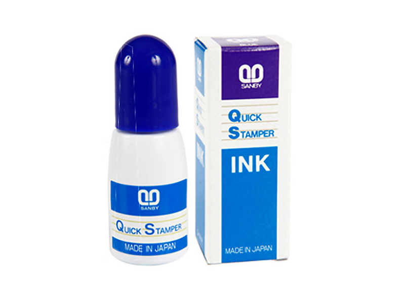 Sanby หมึกเติมตรายาง 10 ซีซี Sanby quick stamper Ink 10 cc | ABLETOOLThailand.Com