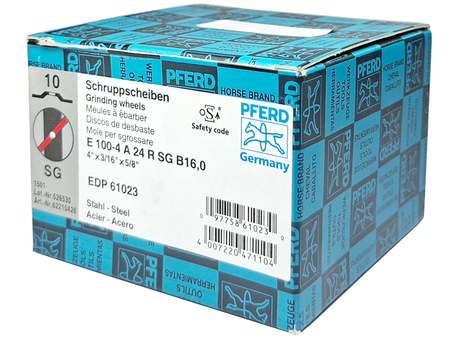 แผ่นขัดเหล็ก ขนาด 4” หนา 4 มิล ตราม้าลอดห่วง Schruppscheiben Grinding Wheels RFERD | ABLETOOLThailand.Com