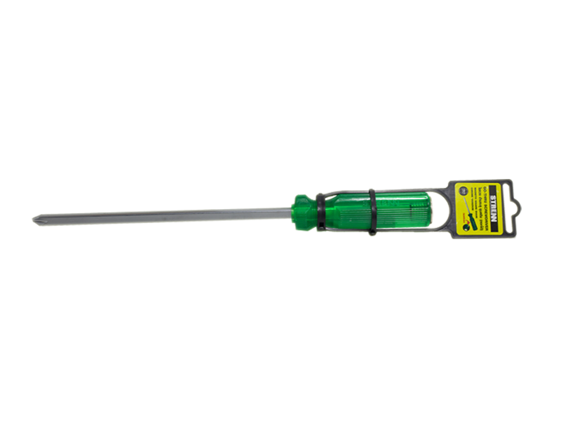 Screwdriver with green handle Strenn