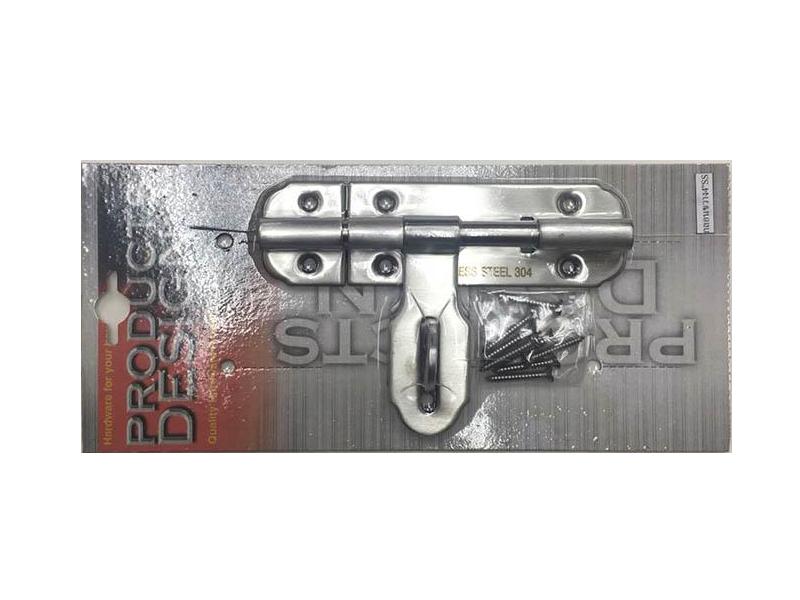 กลอนขวาง STL 304 (อัดแผง) ตรา STP 304 Stainless Steel Door Latch - STP-ABLETOOLThailand.Com - บริษัท เอเบิลทูล จำกัด