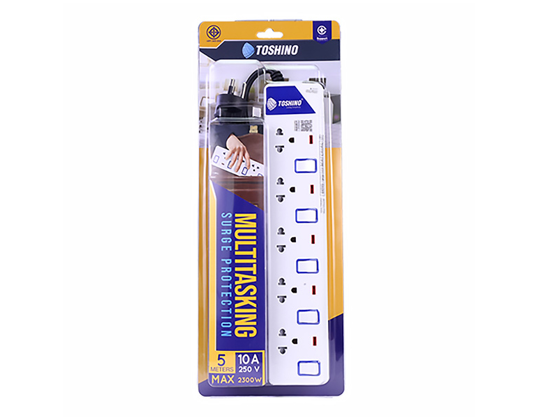 Toshino รางปลั๊กไฟ ET-914-5M TOSHINO Multitasking Surge Protection ET-914-5M | ABLETOOLThailand.Com