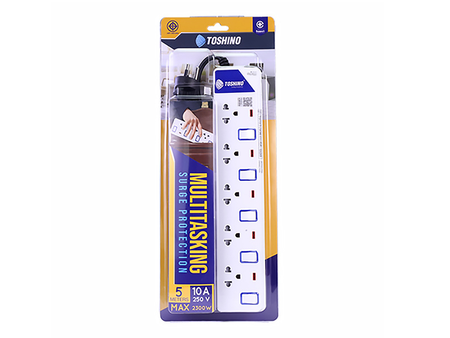Toshino รางปลั๊กไฟ ET-914-5M TOSHINO Multitasking Surge Protection ET-914-5M | ABLETOOLThailand.Com