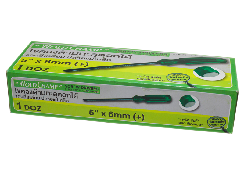 ไขควงด้ามทะลุเวอร์แชมป์ชุบดำ WOLD CHAMP Go-thru Screwdriver black finished-ABLETOOLThailand.Com - บริษัท เอเบิลทูล จำกัด