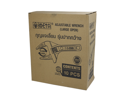 กุญแจเลื่อนปากกว้าง META ขนาด 6-68 mm.-ABLETOOLThailand.Com - บริษัท เอเบิลทูล จำกัด