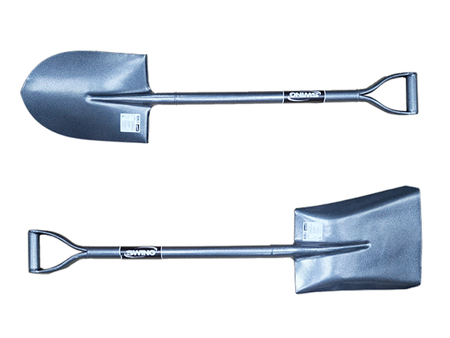 พลั่วด้ามเหล็ก สีระเบิด ตราสวิง handle shovel Swing | ABLETOOLThailand.Com