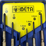 ไขควงซ่อมนาฬิกา 6 ตัวชุด META META precision screwdriver  6 pcs.