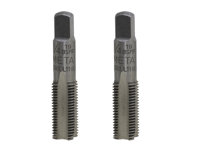 ต๊าปเกลียว 2 ตัวชุด META threading taps (set of 2 pcs)-ABLETOOLThailand.Com - บริษัท เอเบิลทูล จำกัด