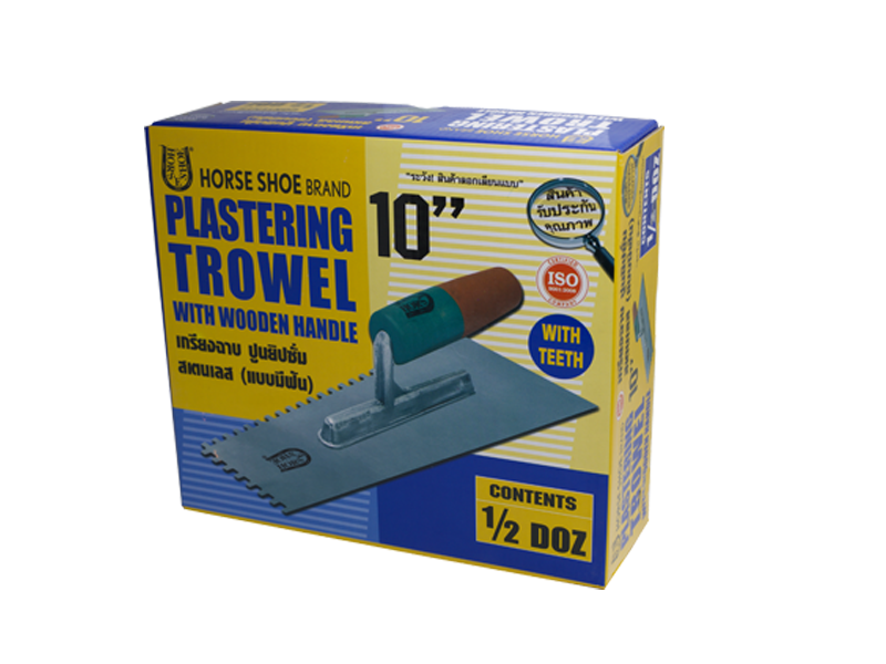 เกรียงฉาบปูนยิปซั่มมีฟัน เกือกม้า HORSE SHOE 10"-ABLETOOLThailand.Com - บริษัท เอเบิลทูล จำกัด