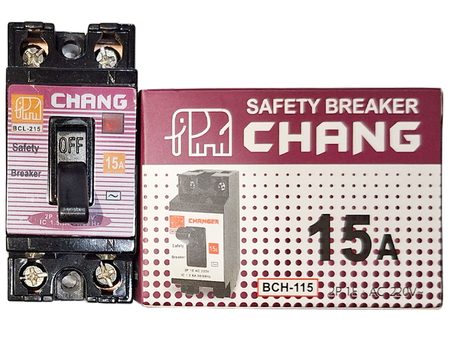 เบรคเกอร์ Chang 2P Safety breaker Chang brand 2P | ABLETOOLThailand.Com