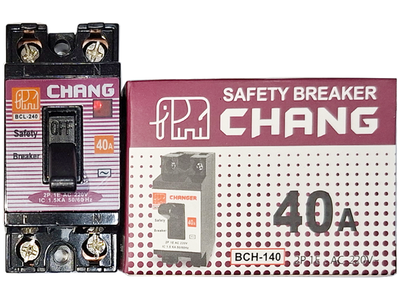 เบรคเกอร์ Chang 2P Safety breaker Chang brand 2P | ABLETOOLThailand.Com