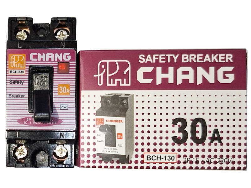 เบรคเกอร์ Chang 2P Safety breaker Chang brand 2P | ABLETOOLThailand.Com