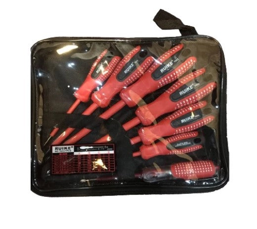 ไขควงแกนหุ้มฉนวน RUIKE 7 ตัวชุด # 7653
