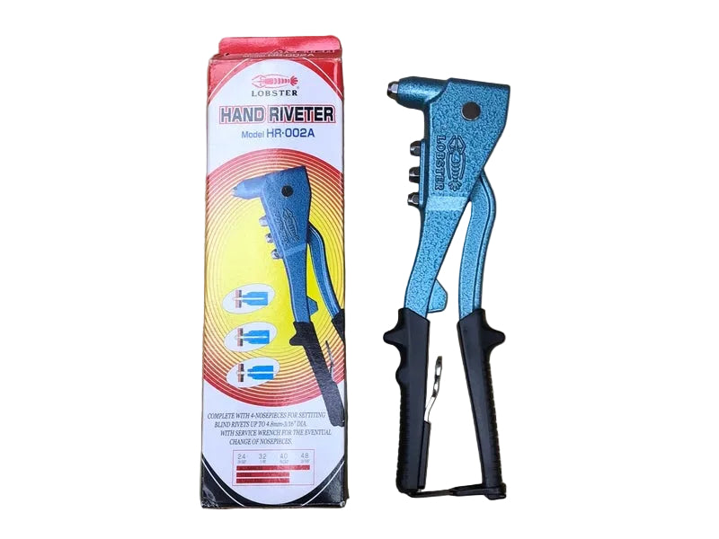 คีมย้ำรีเวท ญี่ปุ่น ตรา กุ้ง #002A 002A Aluminium Hand Riveter - LOBSTER-ABLETOOLThailand.Com - บริษัท เอเบิลทูล จำกัด
