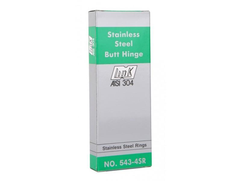 บานพับ STL ตรา LINK 4"x3" Stainless Steel Hinge - LINK-ABLETOOLThailand.Com - บริษัท เอเบิลทูล จำกัด
