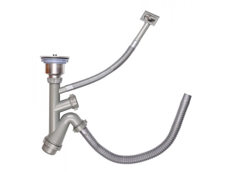 ท่อน้ำทิ้งพร้อมสะดืออ่าง 1 หลุม #8863 Bottle Trap with Water Drain #8863-ABLETOOLThailand.Com - บริษัท เอเบิลทูล จำกัด
