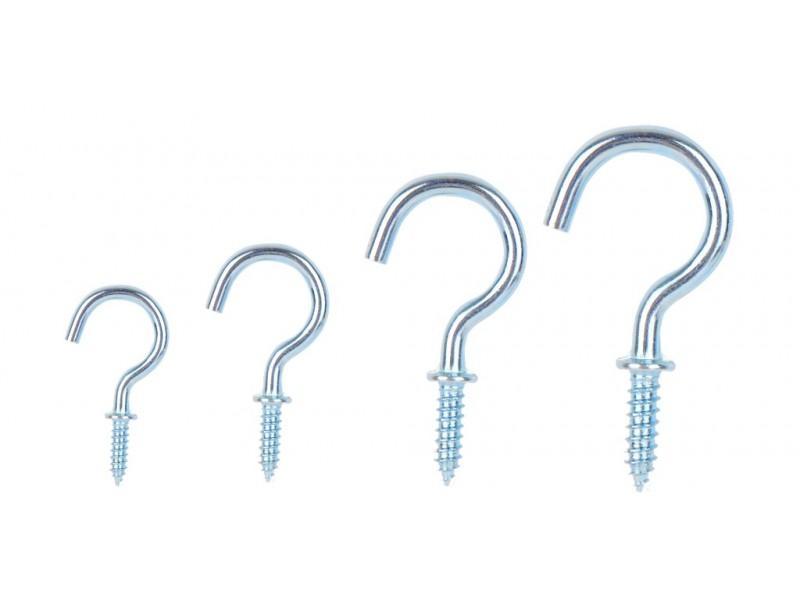 ตะขอเกลียวตัว C ชุบขาว C-Shape Hanger-ABLETOOLThailand.Com - บริษัท เอเบิลทูล จำกัด