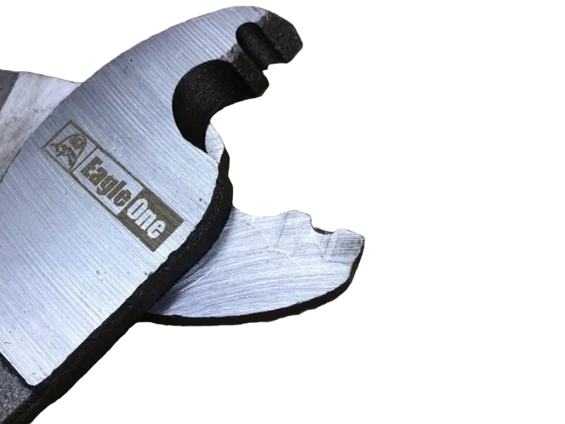 A pair of Eagle One cable cutters with yellow and gray handles.