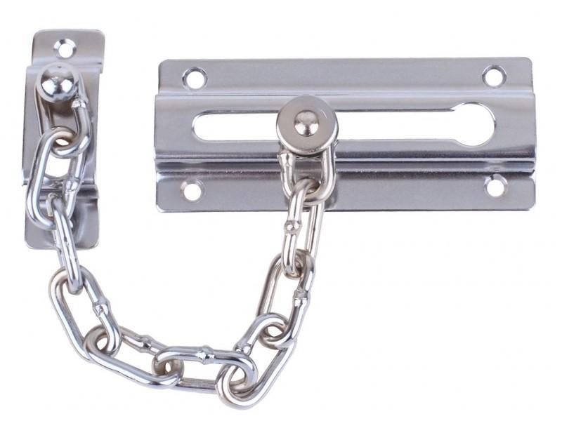 กลอนโซ่ สี่เหลี่ยม สีโครเมี่ยมหรือรมดำ Door Latch-ABLETOOLThailand.Com - บริษัท เอเบิลทูล จำกัด