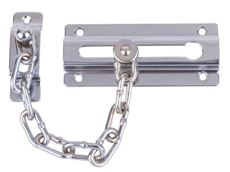 กลอนโซ่ สี่เหลี่ยม สีโครเมี่ยมหรือรมดำ Door Latch-ABLETOOLThailand.Com - บริษัท เอเบิลทูล จำกัด