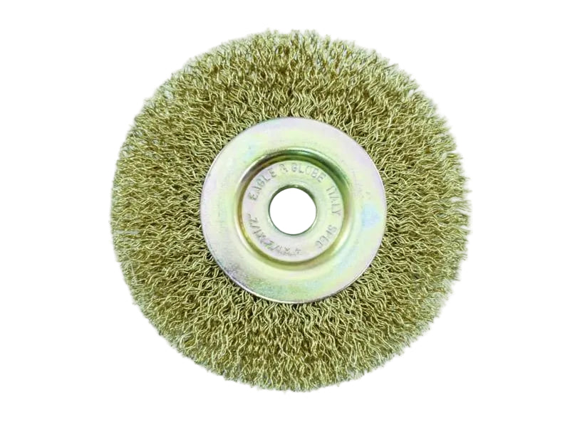 แปรงลวดกลมชุบทอง EAGLE EAGLE&GLOBE steel wire circular brush gold plated-ABLETOOLThailand.Com - บริษัท เอเบิลทูล จำกัด