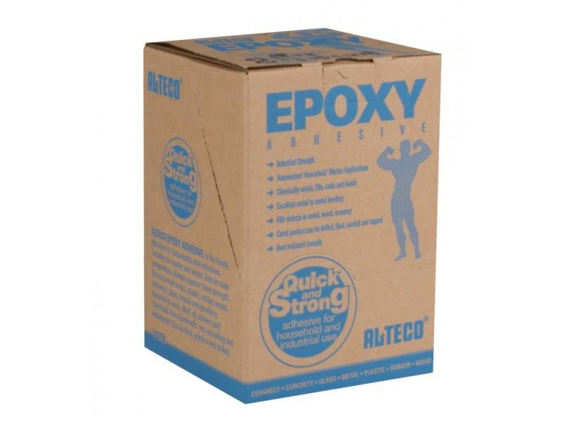 กาวติดเหล็กหลอดคู่ ตรา ช้าง 3T [แห้งช้า 60 นาที] 3T Epoxy Glue AB (Gray) - ALTECO-ABLETOOLThailand.Com - บริษัท เอเบิลทูล จำกัด