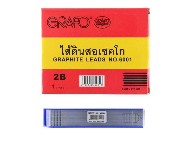 ไส้ดินสอกด ตรา GRAFO Graphite Leads - LANTU-ABLETOOLThailand.Com - บริษัท เอเบิลทูล จำกัด