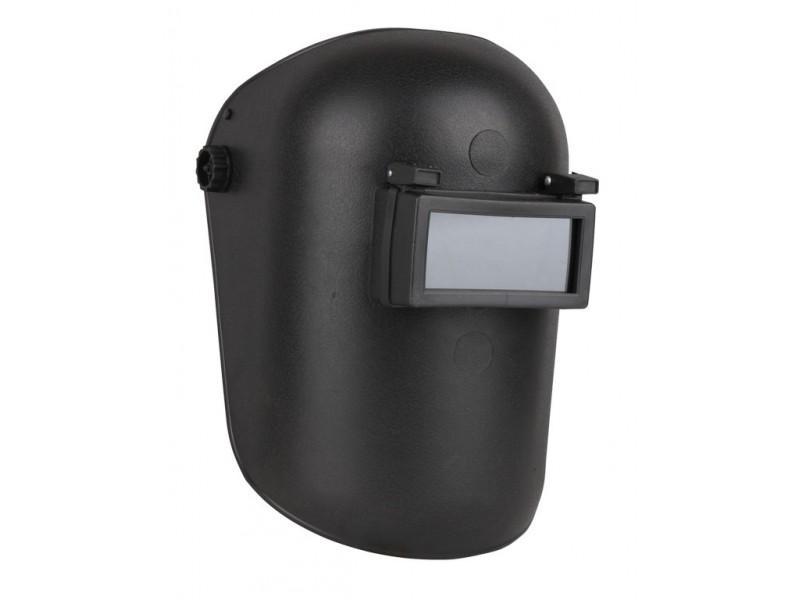 หน้ากากอ๊อก สวมหัว+กระจก สีดำ Helmet Welding Mask-ABLETOOLThailand.Com - บริษัท เอเบิลทูล จำกัด