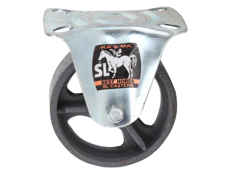 ล้อเหล็ก ตรา ม้า ตาย Iron Caster Wheel - WHITE HORSE-ABLETOOLThailand.Com - บริษัท เอเบิลทูล จำกัด