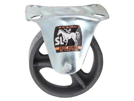 ล้อเหล็ก ตรา ม้า ตาย Iron Caster Wheel - WHITE HORSE-ABLETOOLThailand.Com - บริษัท เอเบิลทูล จำกัด
