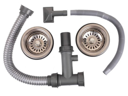 สะดืออ่างซิ้งค์ 2 หลุม # K1250 Water Drain Set-ABLETOOLThailand.Com - บริษัท เอเบิลทูล จำกัด
