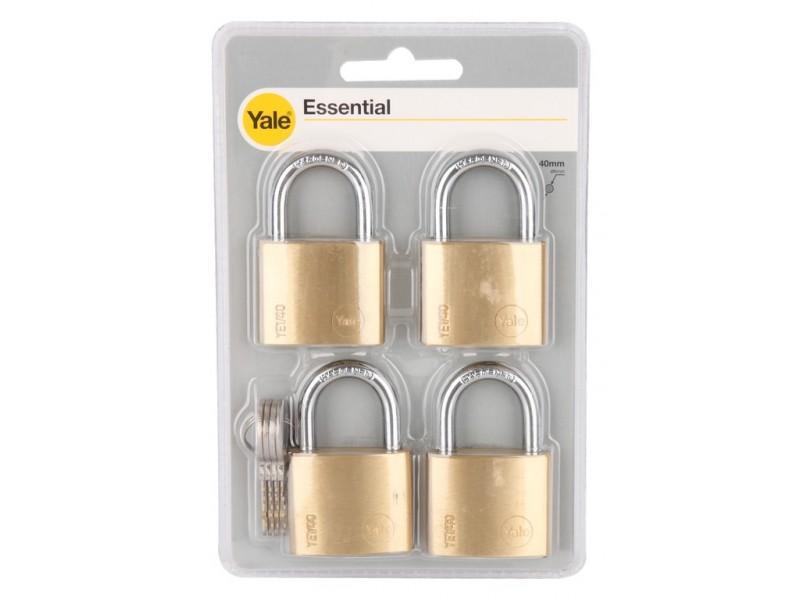 กุญแจระบบสปริง ตรา Yale คีย์อะไลค์ Key Alike Padlock Set - YALE-ABLETOOLThailand.Com - บริษัท เอเบิลทูล จำกัด