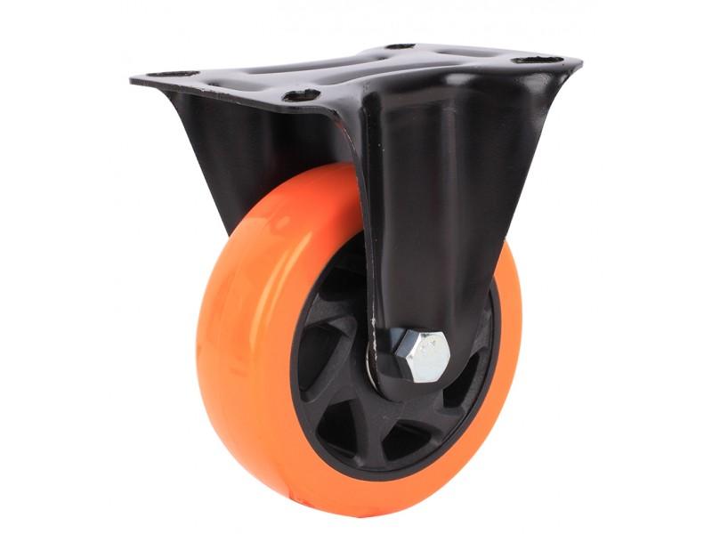 ล้อยูรีเทน-งานเบา ตรา UNI ชุบดำ-ขาตาย Light-work Polyurethane Caster Wheel - UNI-ABLETOOLThailand.Com - บริษัท เอเบิลทูล จำกัด