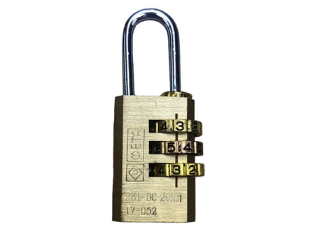 กุญแจ ท.ล.รุ่นตั้งรหัส No.261-BC META META Combination Padlock 20 mm.-ABLETOOLThailand.Com - บริษัท เอเบิลทูล จำกัด