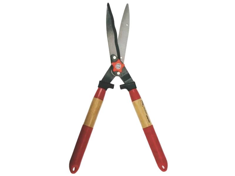 กรรไกรตัดหญ้าด้ามไม้หุ้มยาง(ใบมีดหยัก) META META Hedge Shear with wooden handle (wave blades)-ABLETOOLThailand.Com - บริษัท เอเบิลทูล จำกัด