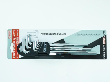 กุญแจหกเหลี่ยม META META Hex Key Wrench Set 9 pcs set-ABLETOOLThailand.Com - บริษัท เอเบิลทูล จำกัด
