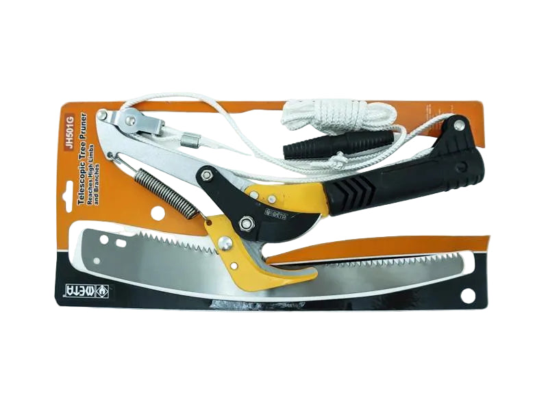 กรรไกรกระตุกกิ่งไม้ No.JH501G ปรับขนาดได้ META มีด้ามแถมมาในชุดด้วย Telescopic Tree Pruner No.JH501G 3 M.-ABLETOOLThailand.Com - บริษัท เอเบิลทูล จำกัด