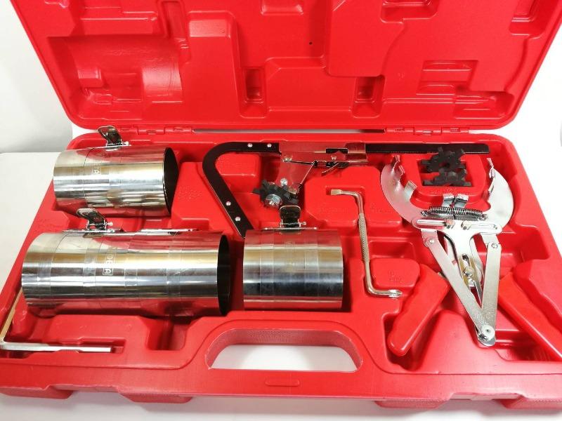 ลานรัดลูกสูบ (สแตนเลส) แบบ 9 ตัวชุด META META piston ring compressor set (stainless type)-ABLETOOLThailand.Com - บริษัท เอเบิลทูล จำกัด
