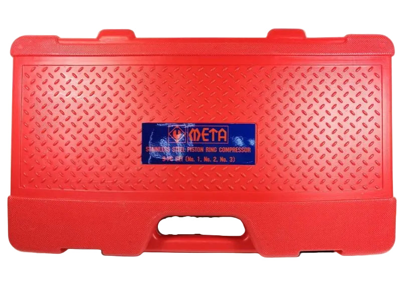ลานรัดลูกสูบ (สแตนเลส) แบบ 9 ตัวชุด META META piston ring compressor set (stainless type)-ABLETOOLThailand.Com - บริษัท เอเบิลทูล จำกัด